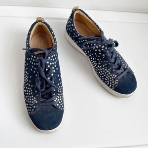 Skechers blue stars molar nebulae lace up sneakers size 10